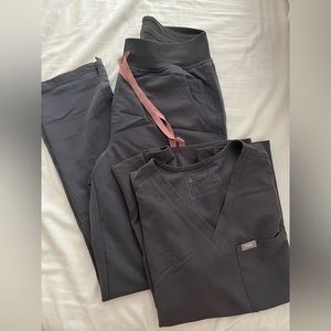 FIGS brand scrubs- Set of top and bottom FREE SHIPPING